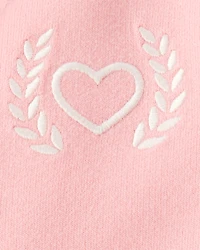 Baby Girl 3-Piece Varsity Freshman Little Jacket Set - Pink/White