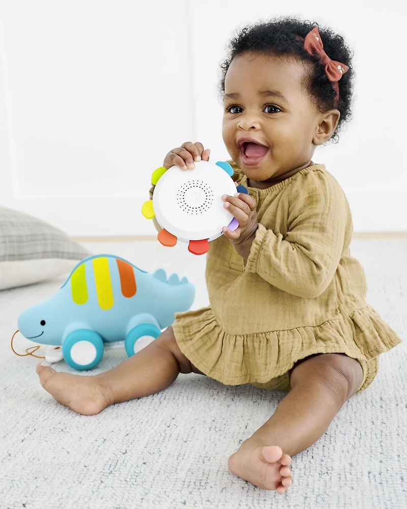 Explore & More Dinosaur 3-in-1 Baby Musical Pull Toy