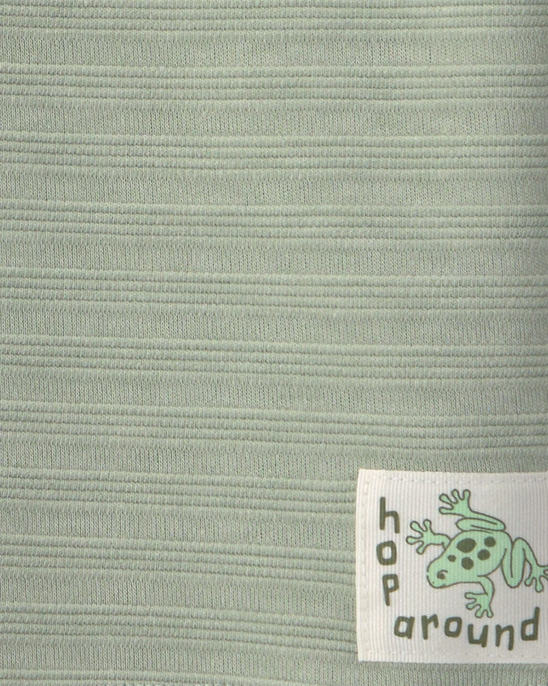 Toddler 2-Piece Frog Top & Short Set - Green