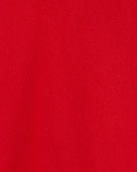 Boys Piqué Uniform Polo - Red