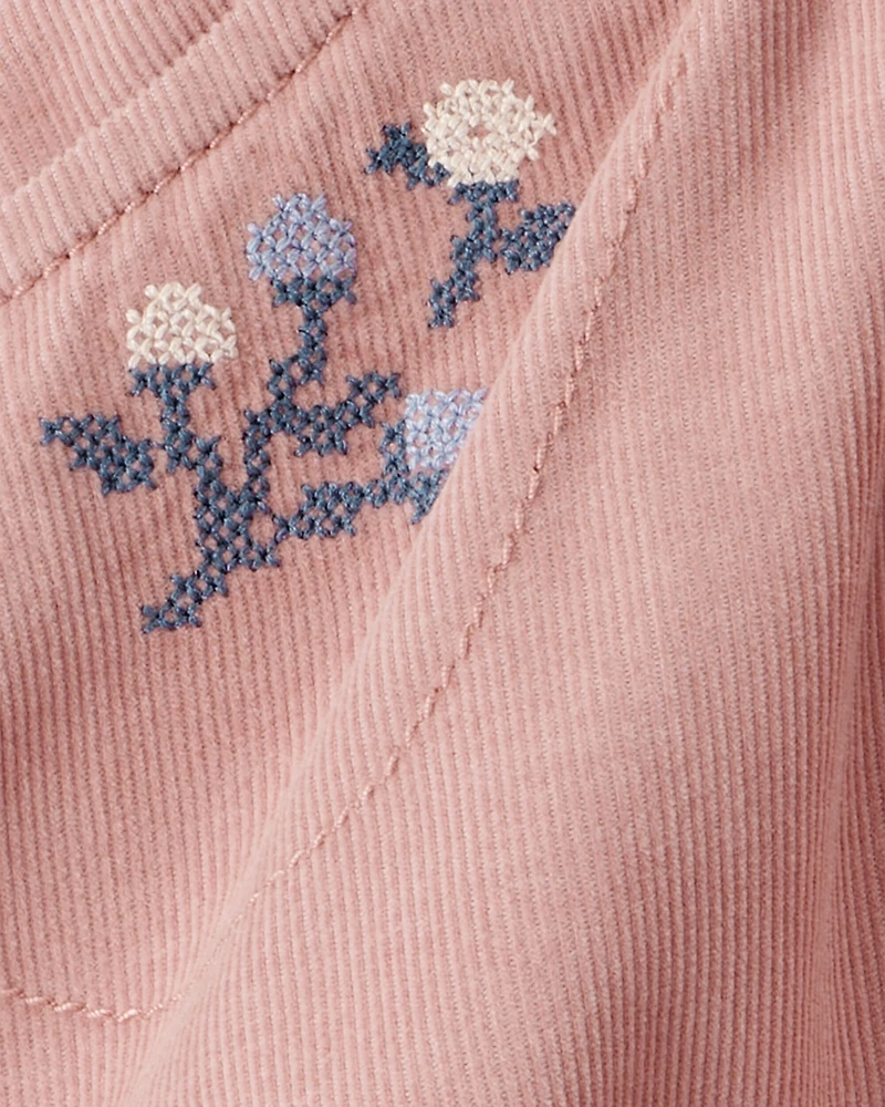 Baby Girl Corduroy Skirt - Pink