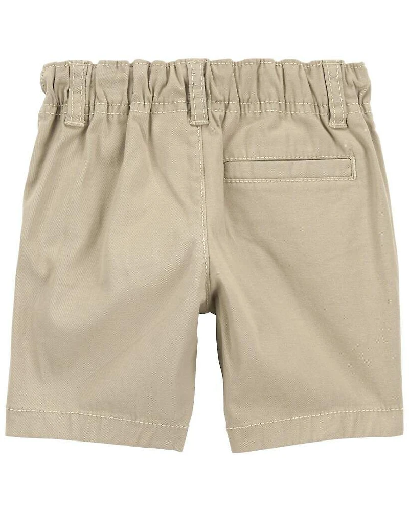 Toddler Boy -Pack Stretch Chino Uniform Shorts