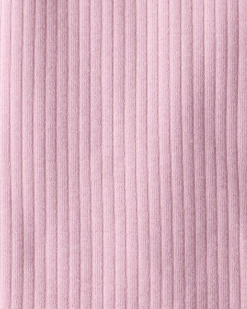 Girls 2-Piece Long-Sleeve Tee & Pant Set - Pink