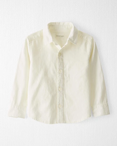Toddler Boy Linen Button-Front Shirt