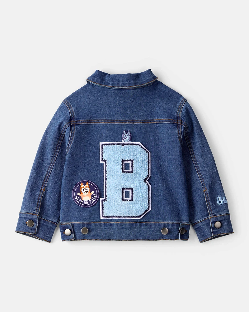 Baby Bluey Denim Jacket - Medium Wash
