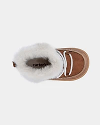 Baby Girl Every Step® First Walker Boots - Khaki