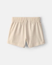 Baby 2-Pack Shorts - Cream/Grey