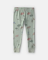 Toddler Boy 2-Piece Desert PurelySoft™ Snug Fit Pajama Set - Green