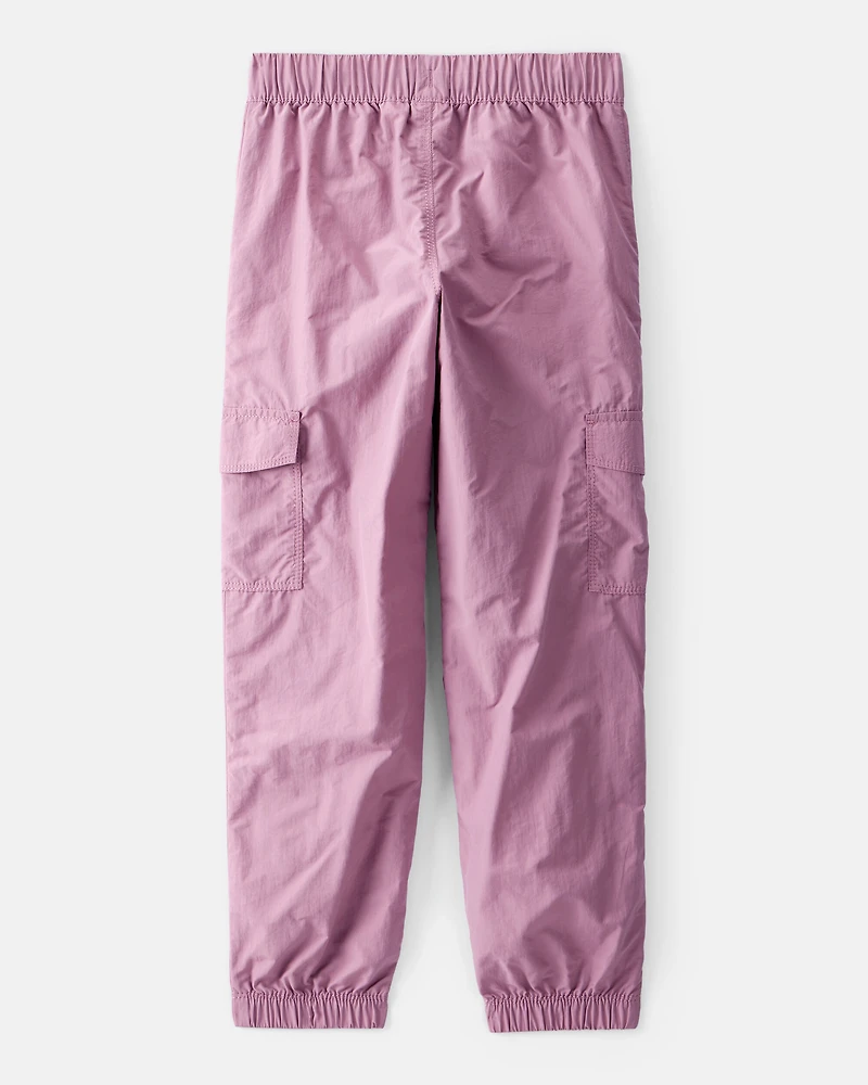 Girls Woven Jogger - Purple
