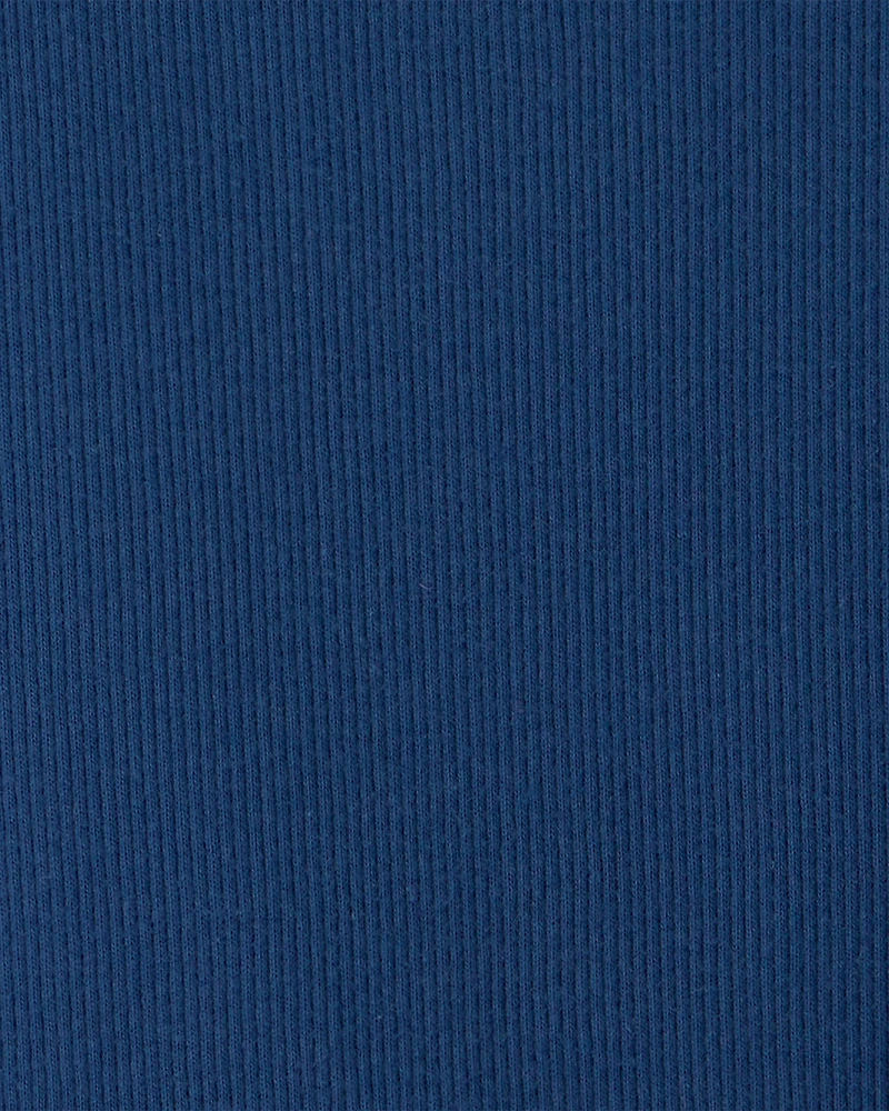Girls Rib Top - Blue