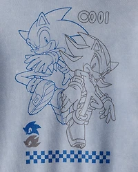 Boys Sonic the Hedgehog™ Long-Sleeve Pullover Hoodie - Blue