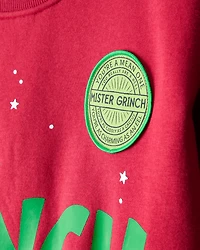 Adult Christmas Dr. Seuss™ The Grinch Pullover Sweatshirt - Red