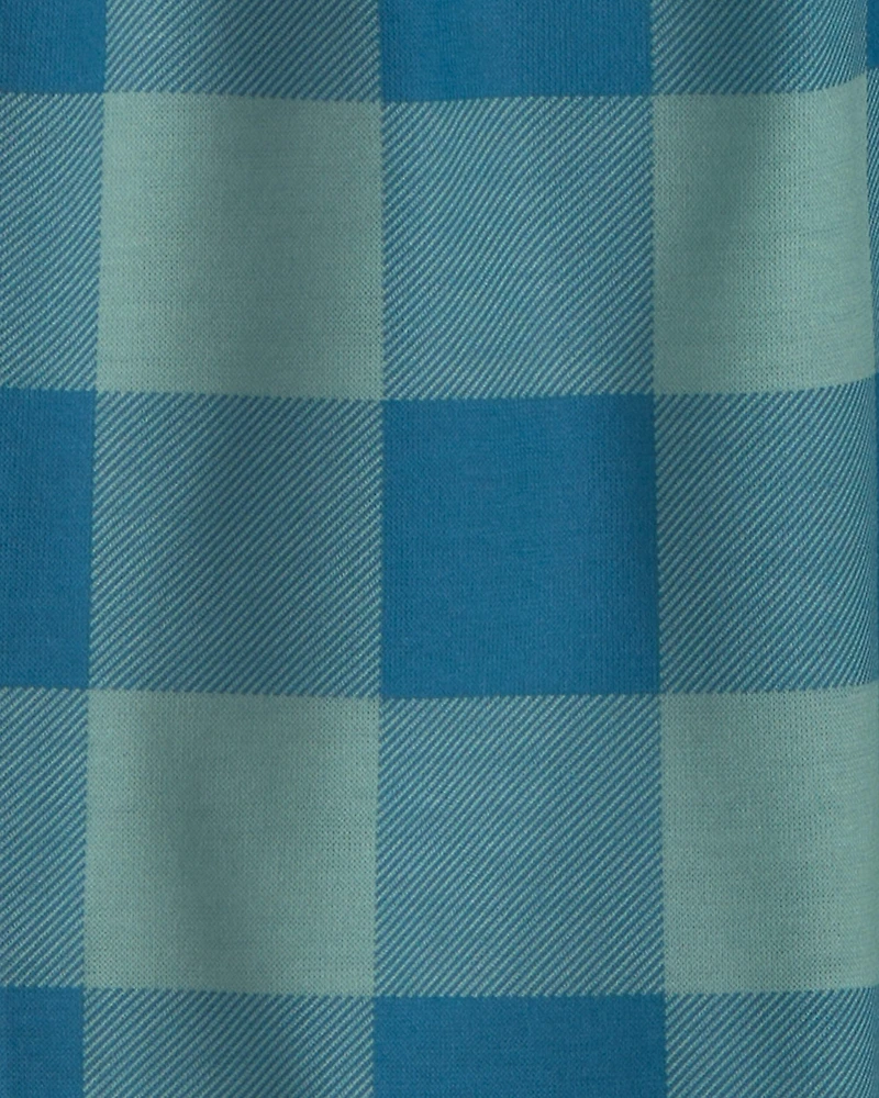 Toddler Boy Camp Short-Sleeve 2-Piece Pajama Set - Blue