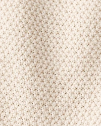 Toddler Girl 2-Piece Button-Up Sleeveless Vest & Embroidered Denim Skort Set - Cream/Blue