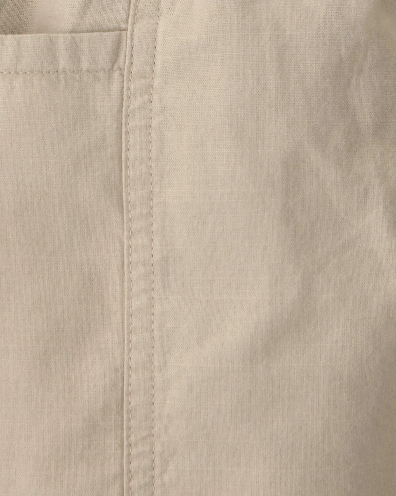 Boys 2-Piece Top & Shirt Set Made with Organic Cotton in Red Gingham