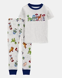Toddler Boy Toy Story Snug Fit Cotton 2-Piece Pajamas - Heather