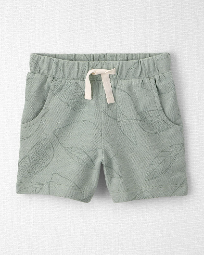 Toddler Boy 2-Piece Top & Short Set Made with Organic Cotton in Sienna Breeze