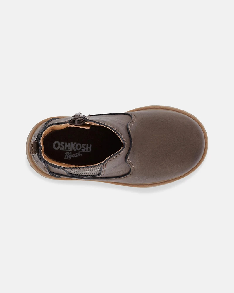 Toddler Boy Ankle Boots - Brown