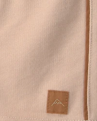 Baby Boy French Terry Shorts - Tan