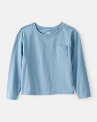 Girls Long-Sleeve Top - Blue