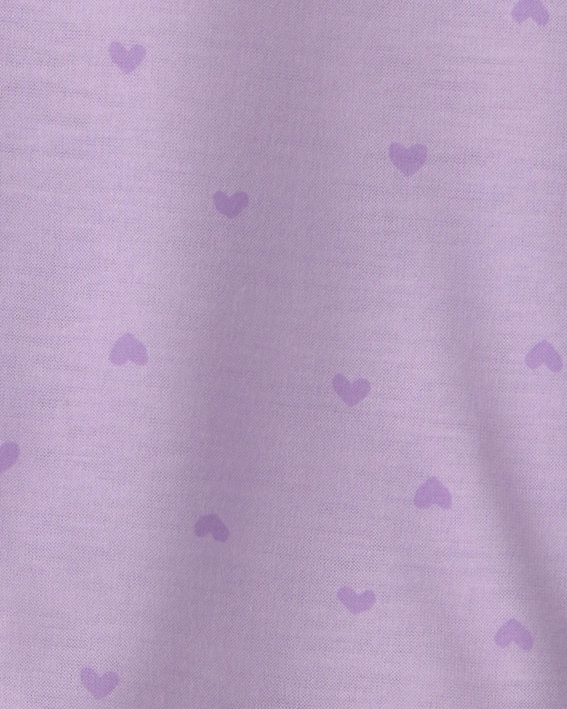 Girls 2-Pack Floral Night Gowns - Purple