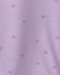 Girls 2-Pack Floral Night Gowns - Purple