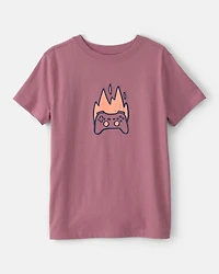 Boys Game Controller Graphic Tee - Red