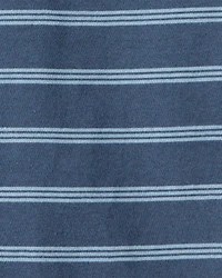 Baby Boy Striped Long-Sleeve Tee - Navy