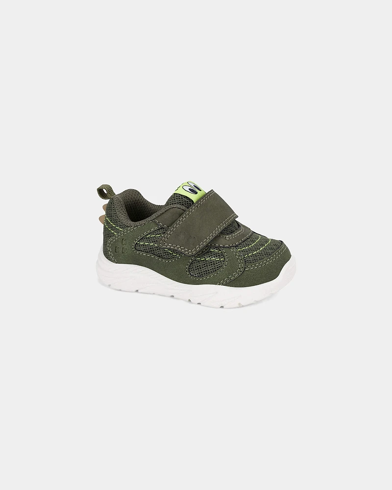 Baby Boy Every Step® First Walker Monster Sneakers - Green