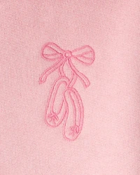 Baby Girl 2-Piece DayDream Fleece Ballet Long-Sleeve Hoodie & Pant Set - Pink
