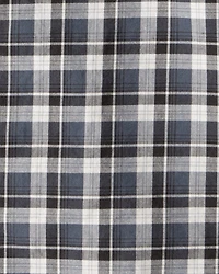 Boys Plaid Cotton Long-Sleeve Button-Down Shirt - Grey