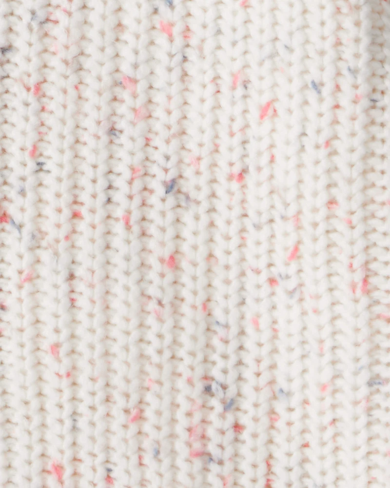 Toddler Girl Cardigan Sweater - Cream