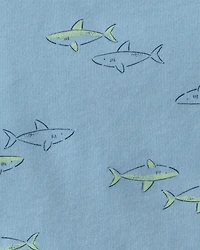 Baby Boy Shark Tank Top - Blue