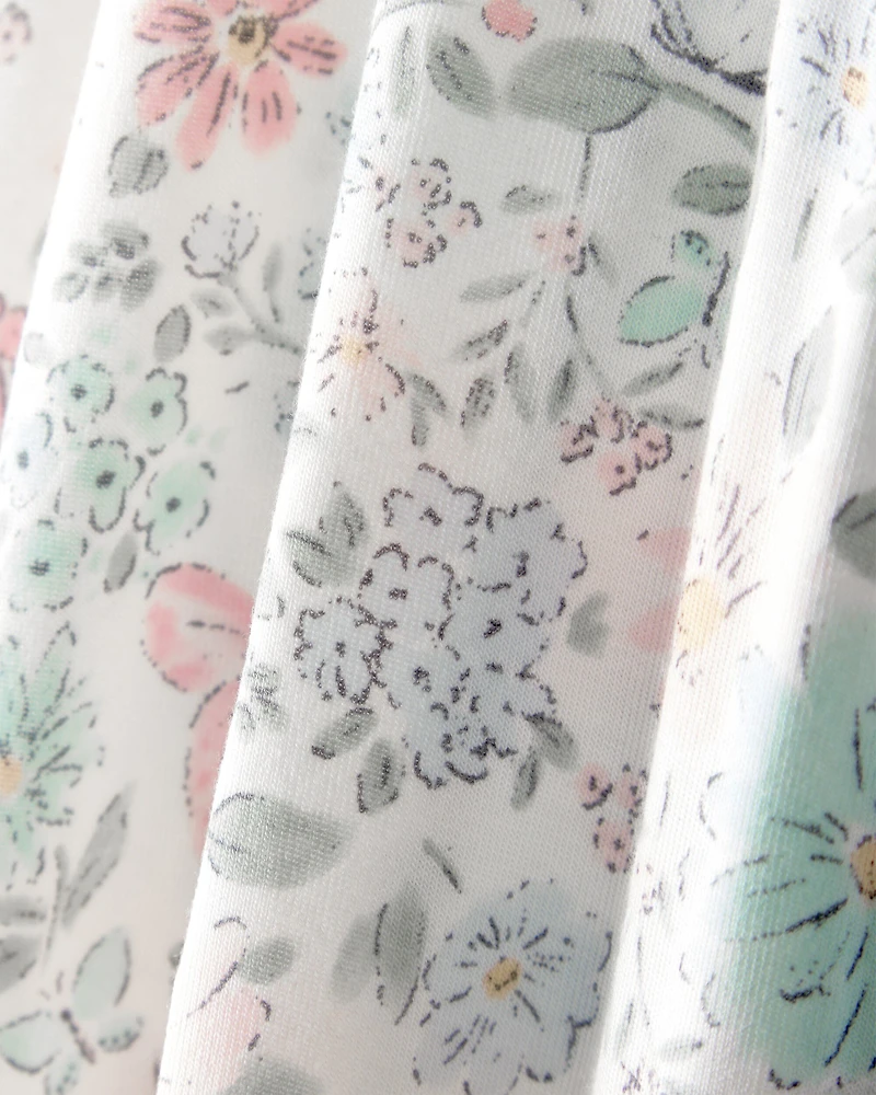 Baby Girl Butterfly Garden PurelySoft Headbands - Pink/Ivory