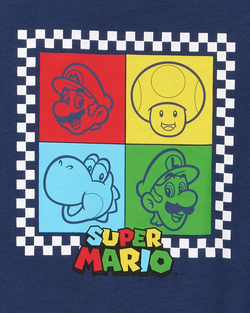 Boys Super Mario Bros™ Loose Fit 2-Piece Pajamas