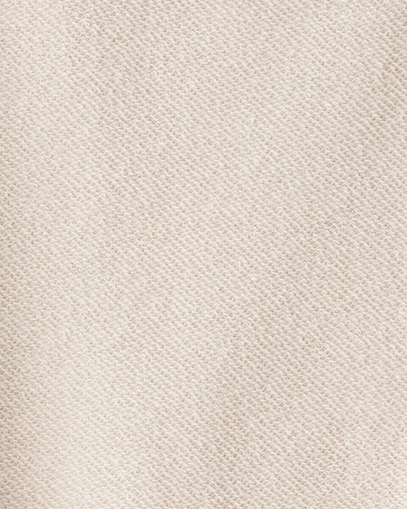 Boys French Terry Pullover Sweatshirt - Tan