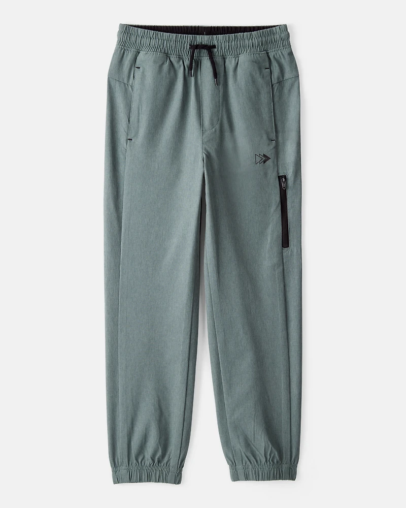 Boys 2-Piece Active Windbreaker & Jogger Set - Green