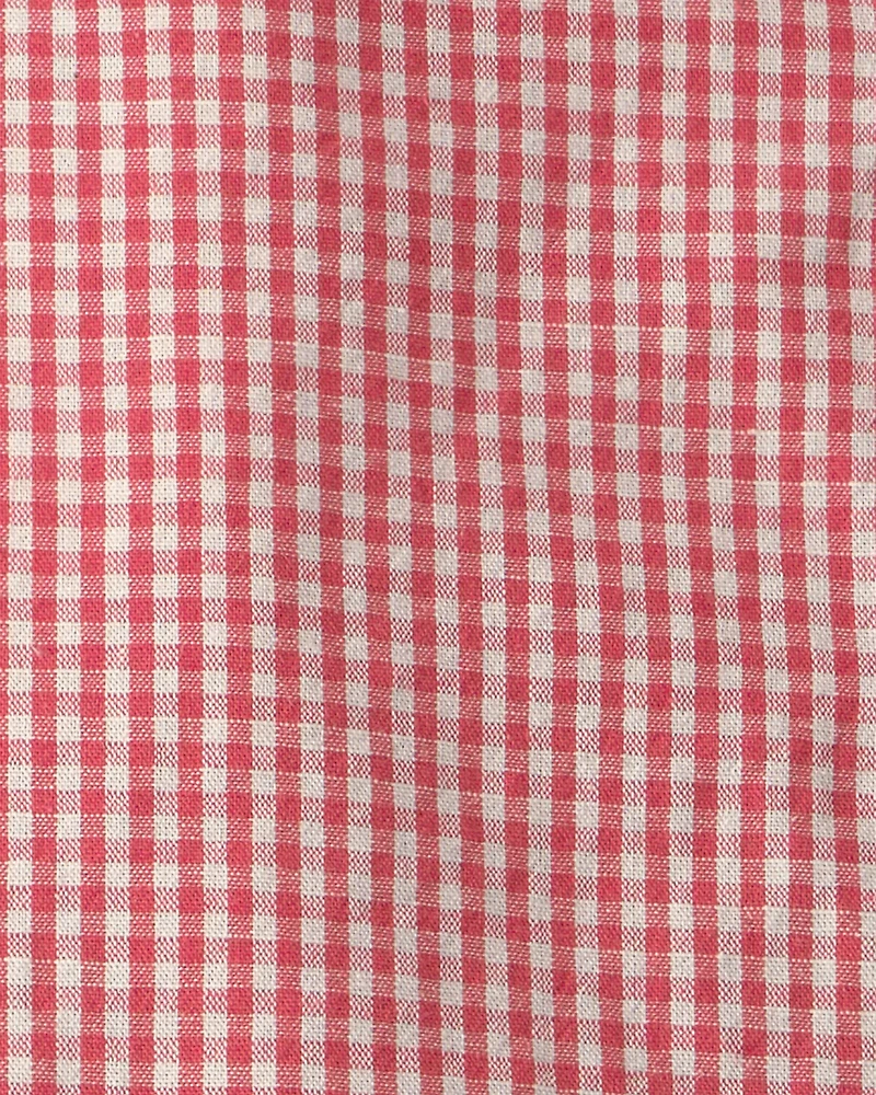 Toddler Boy 2-Piece Top & Short Set Made with Organic Cotton in Red Gingham