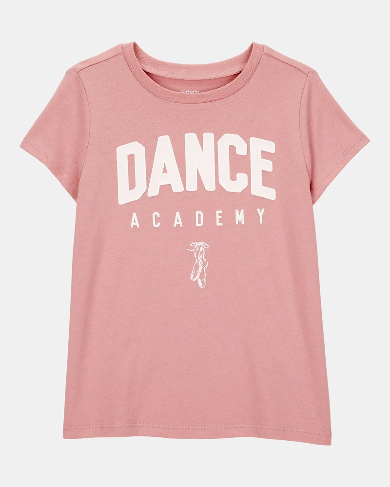 Kid Dance Academy Short-Sleeve Graphic Tee - Pink