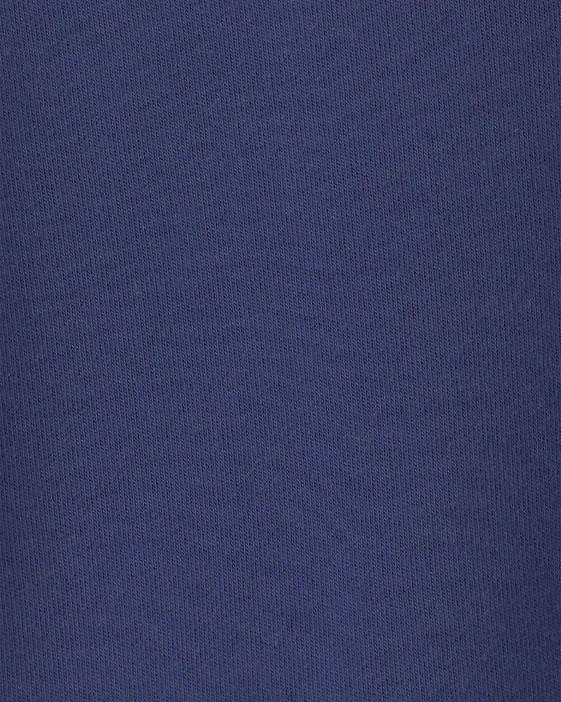 Toddler Boy Color Block Fleece Pullover Sweatshirt - Navy Blue/Burgundy/Grey