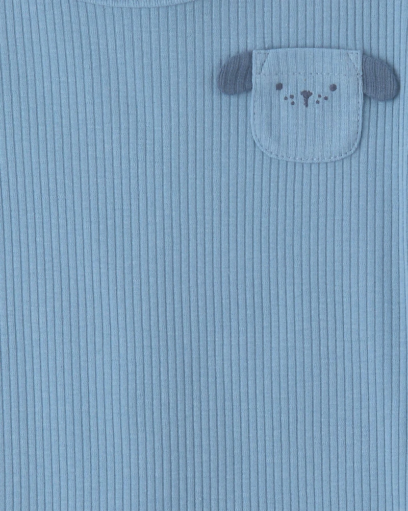 Baby Boy 2-Pack Dog Short-Sleeve Rompers - Blue