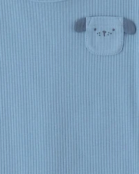 Baby Boy 2-Pack Dog Short-Sleeve Rompers - Blue