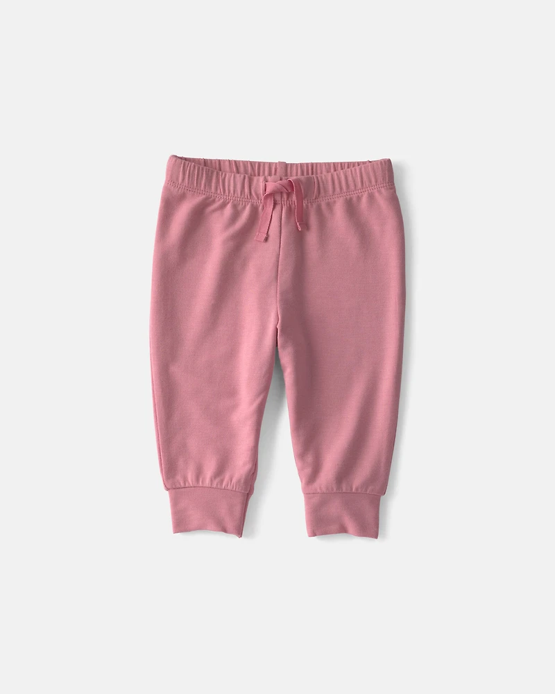 Baby Girl 2-Piece PurelySoft™ Hoodie Layering Set - Pink