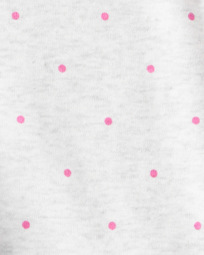 Baby Girl 3-Piece Art Print Jacket, Bodysuit & Pant Set - Blue/Pink