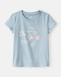 Toddler Girl Lovebug Short-Sleeve Graphic Tee - Blue
