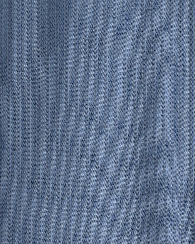 Baby Boy 2-Way Zip PurelySoft Sleep & Play Pajama - Blue