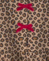 Toddler Girl 2-Piece Leopard Long-Sleeve Top & Pant Set - Brown/Grey