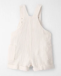 Baby Organic Cotton Gauze Shortalls