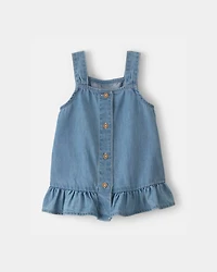 Toddler Girl Chambray Tank Top