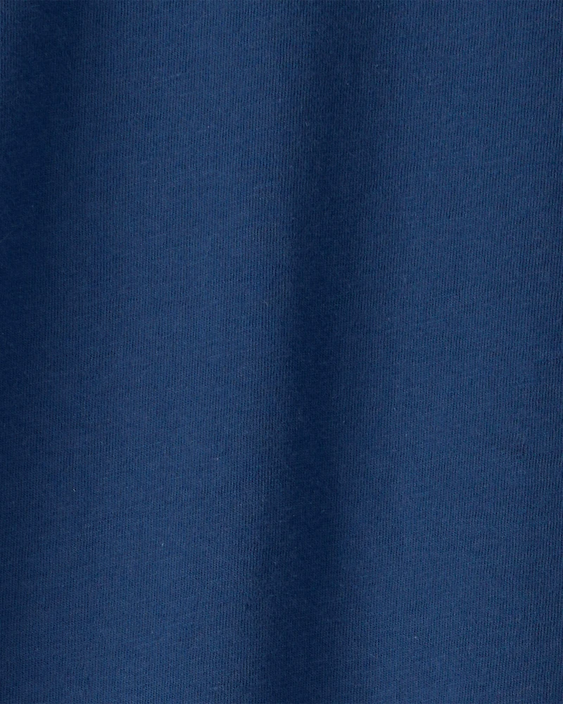 Kids Solid T-Shirt - Blue